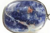 Sodalite Pendant (Necklace) - Sterling Silver #192378-1